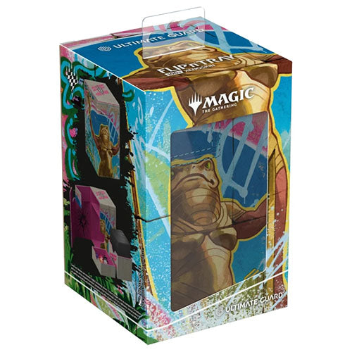 Flip n Tray 100+ Xenoskin Deck Box - Magic: The Gathering - Aetherdrift - Design 1
