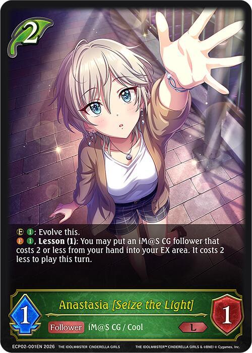Anastasia [Seize the Light] - ECP02: EX Crossover Set “THE IDOLM@STER CINDERELLA GIRLS”
