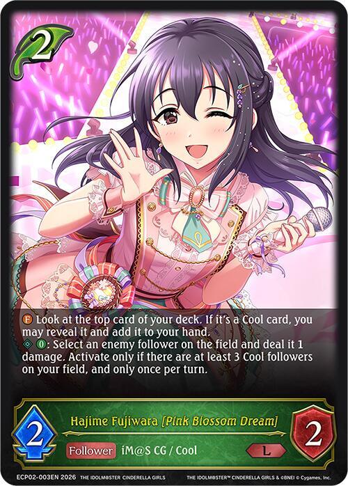 Hajime Fujiwara [Pink Blossom Dream] - ECP02: EX Crossover Set “THE IDOLM@STER CINDERELLA GIRLS”