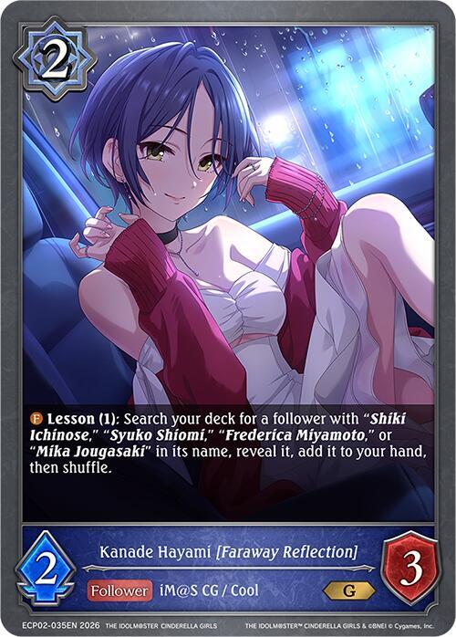 Kanade Hayami [Faraway Reflection] - ECP02: EX Crossover Set “THE IDOLM@STER CINDERELLA GIRLS”