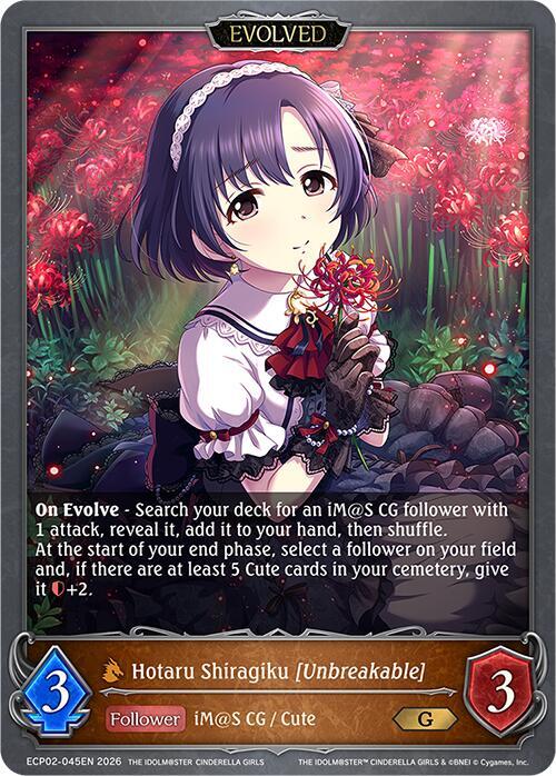 Hotaru Shiragiku [Unbreakable] (Evolved) - ECP02: EX Crossover Set “THE IDOLM@STER CINDERELLA GIRLS”