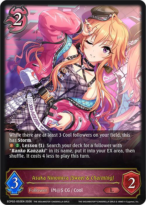 Asuka Ninomiya [Sweet & Charming] - ECP02: EX Crossover Set “THE IDOLM@STER CINDERELLA GIRLS”