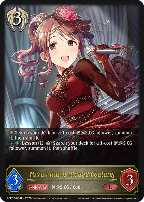 Miyu Mifune [Rouge Couture] - ECP02: EX Crossover Set “THE IDOLM@STER CINDERELLA GIRLS”
