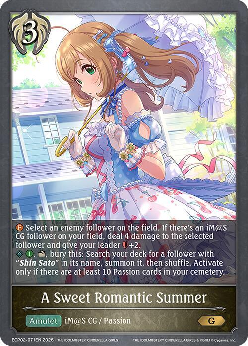 A Sweet Romantic Summer - ECP02: EX Crossover Set “THE IDOLM@STER CINDERELLA GIRLS”