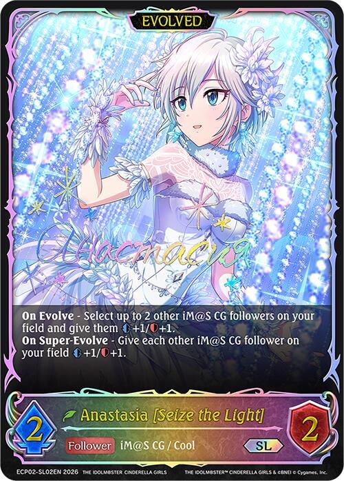 Anastasia [Seize the Light] (Evolved) - ECP02: EX Crossover Set “THE IDOLM@STER CINDERELLA GIRLS”