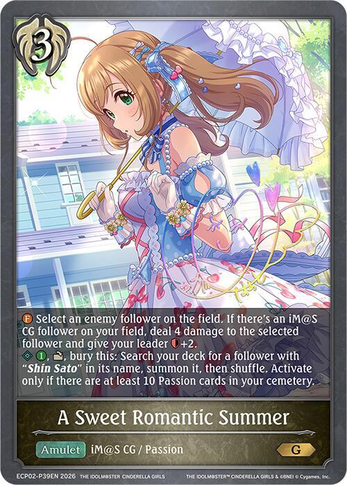 A Sweet Romantic Summer - ECP02: EX Crossover Set “THE IDOLM@STER CINDERELLA GIRLS”