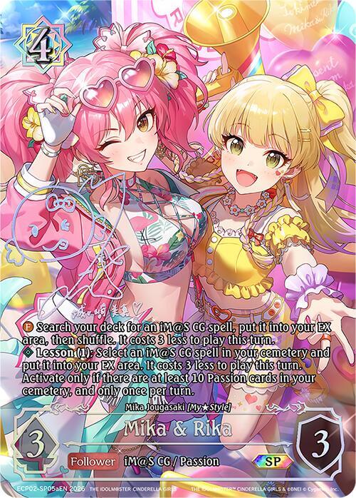 Mika & Rika - ECP02: EX Crossover Set “THE IDOLM@STER CINDERELLA GIRLS”