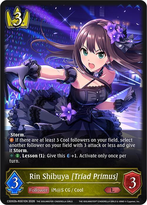 Rin Shibuya [Triad Primus] (Reprint) - CP02: Crossover Set “THE IDOLM@STER CINDERELLA GIRLS”
