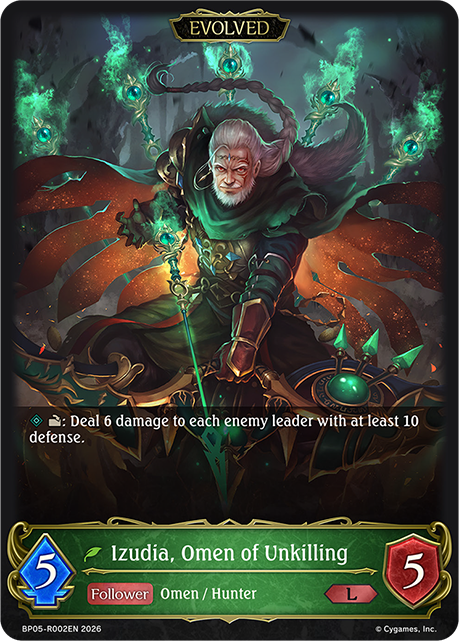 Izudia, Omen of Unkilling (Evolved) (Reprint) - BP-19/20: Eightfold Retribution & Omens and Heirs