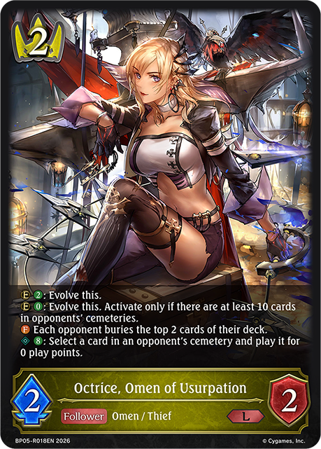 Octrice, Omen of Usurpation (Reprint) - BP-19/20: Eightfold Retribution & Omens and Heirs
