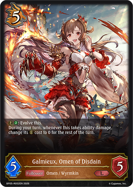 Galmieux, Omen of Disdain (Reprint) - BP-19/20: Eightfold Retribution & Omens and Heirs