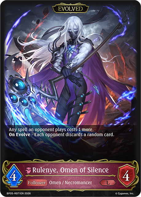 Rulenye, Omen of Silence (Evolved) (Reprint) - BP-19/20: Eightfold Retribution & Omens and Heirs