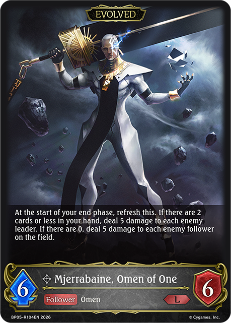 Mjerrabaine, Omen of One (Evolved) (Reprint) - BP-19/20: Eightfold Retribution & Omens and Heirs