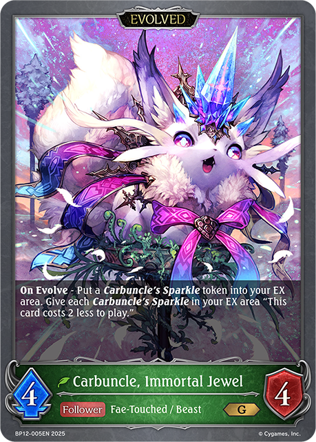 Carbuncle, Immortal Jewel (Evolved) - BP-12: Worldreaver's Descent & Dominion of Darkness