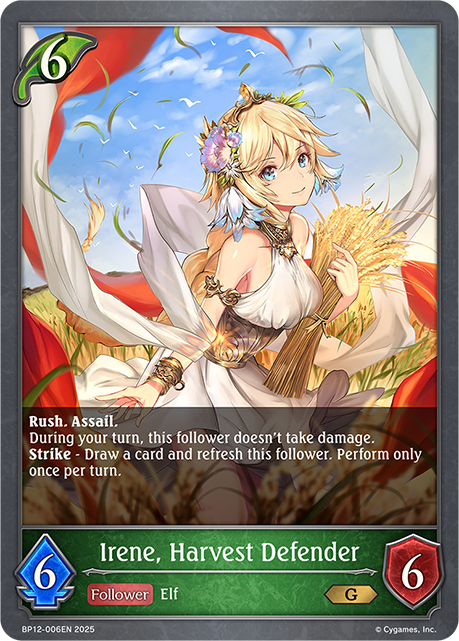 Irene, Harvest Defender - BP-12: Worldreaver's Descent & Dominion of Darkness