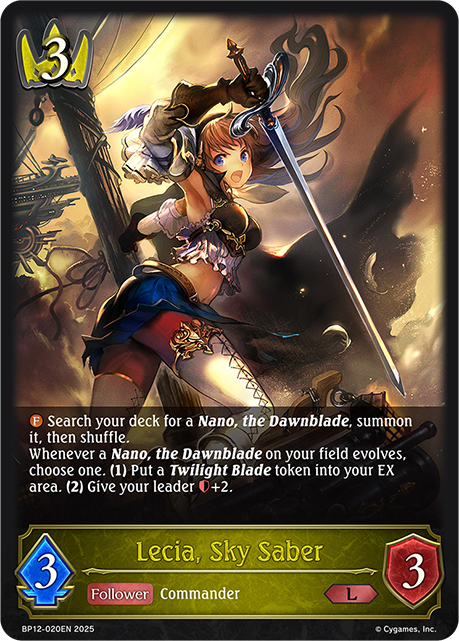 Lecia, Sky Saber - BP-12: Worldreaver's Descent & Dominion of Darkness
