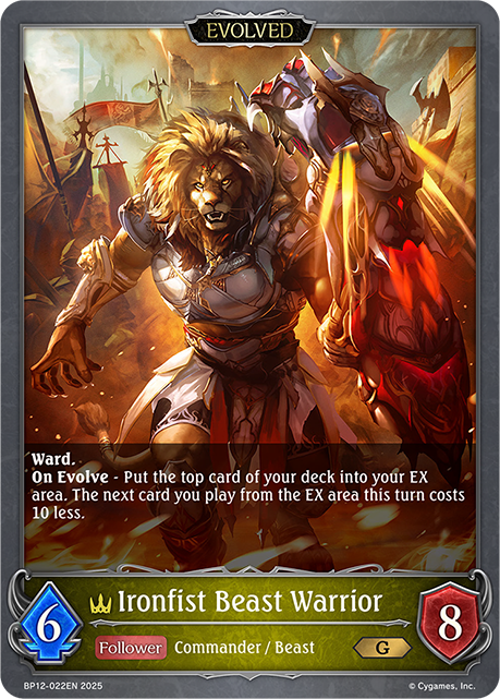 Ironfist Beast Warrior (Evolved) - BP-12: Worldreaver's Descent & Dominion of Darkness