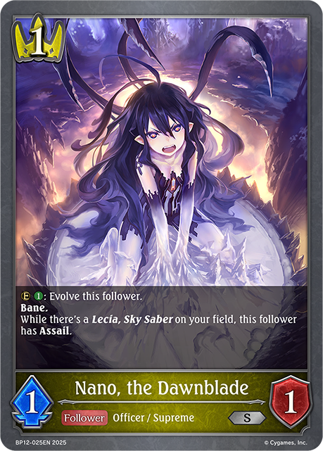 Nano, the Dawnblade - BP-12: Worldreaver's Descent & Dominion of Darkness