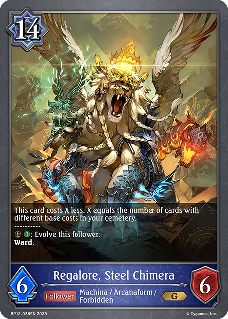 Regalore, Steel Chimera - BP-12: Worldreaver's Descent & Dominion of Darkness