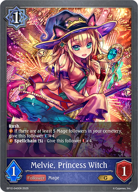 Melvie, Princess Witch - BP-12: Worldreaver's Descent & Dominion of Darkness