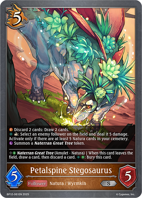 Petalspine Stegosaurus - BP-12: Worldreaver's Descent & Dominion of Darkness
