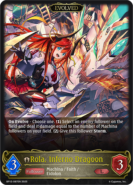 Rola, Inferno Dragoon (Evolved) - BP-12: Worldreaver's Descent & Dominion of Darkness