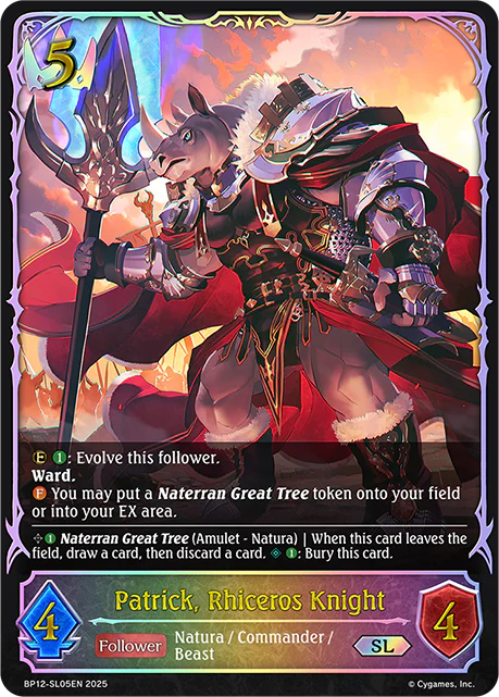 Patrick, Rhiceros Knight - BP-12: Worldreaver's Descent & Dominion of Darkness