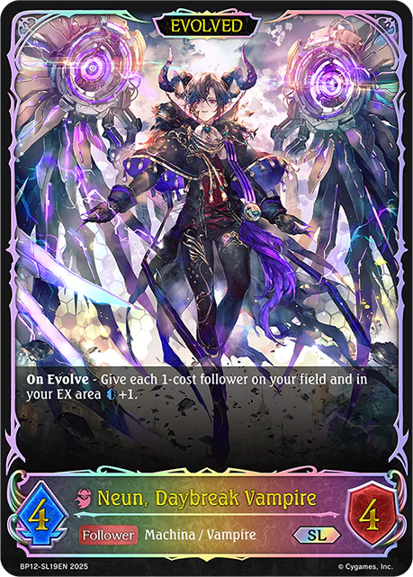 Neun, Daybreak Vampire (Evolved) - BP-12: Worldreaver's Descent & Dominion of Darkness