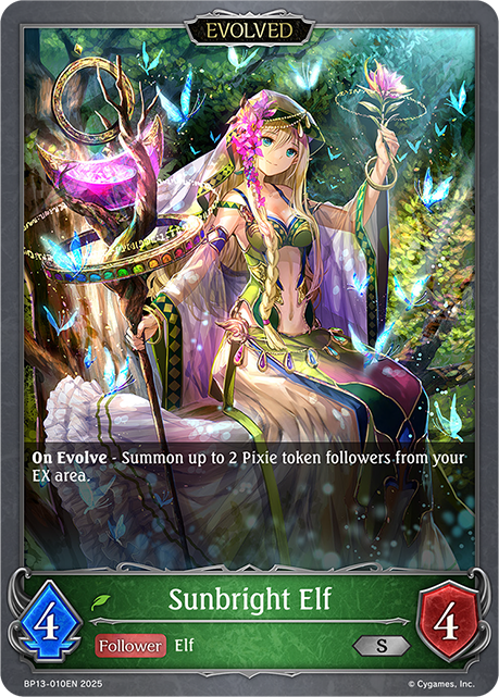 Sunbright Elf (Evolved) - BP-13: Worldreaver's Descent & Dominion of Darkness