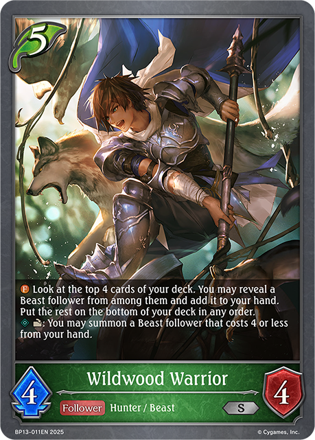 Wildwood Warrior - BP-13: Worldreaver's Descent & Dominion of Darkness