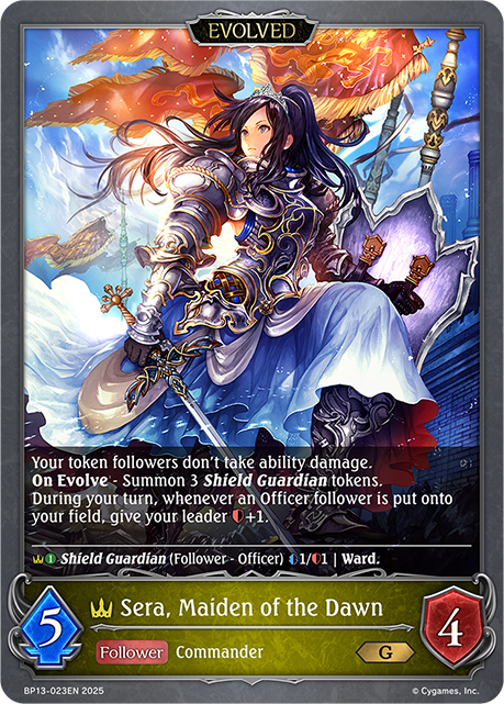 Sera, Maiden of the Dawn (Evolved) - BP-13: Worldreaver's Descent & Dominion of Darkness