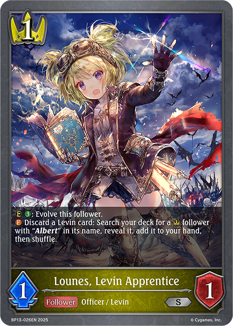 Lounes, Levin Apprentice - BP-13: Worldreaver's Descent & Dominion of Darkness