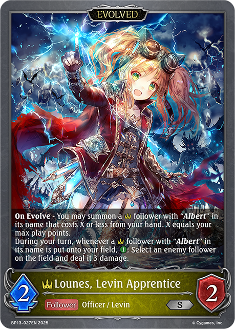 Lounes, Levin Apprentice (Evolved) - BP-13: Worldreaver's Descent & Dominion of Darkness