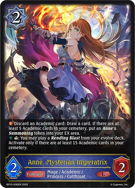 Anne, Mysterian Imperatrix - BP-13: Worldreaver's Descent & Dominion of Darkness