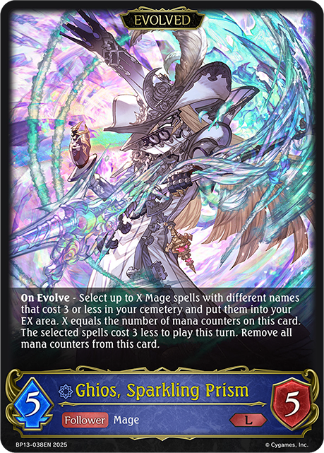 Ghios, Sparkling Prism (Evolved) - BP-13: Worldreaver's Descent & Dominion of Darkness