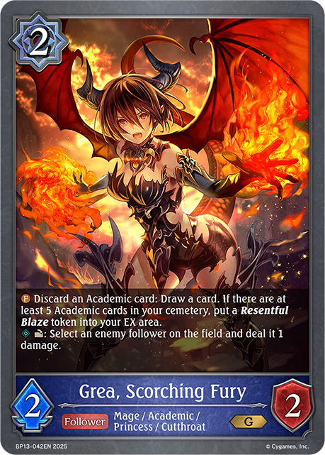 Grea, Scorching Fury - BP-13: Worldreaver's Descent & Dominion of Darkness