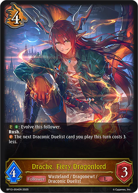Drache, Fiery Dragonlord - BP-13: Worldreaver's Descent & Dominion of Darkness
