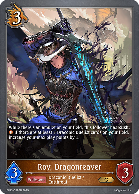 Roy, Dragonreaver - BP-13: Worldreaver's Descent & Dominion of Darkness