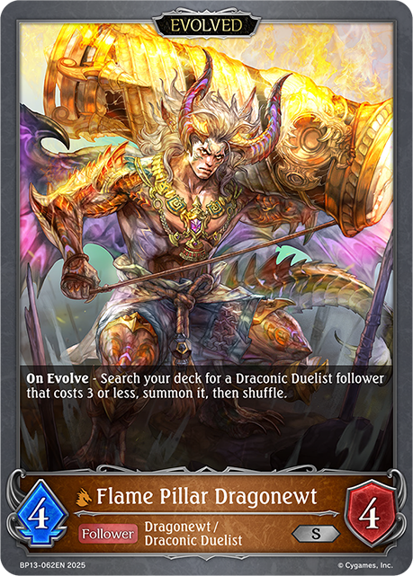 Flame Pillar Dragonewt (Evolved) - BP-13: Worldreaver's Descent & Dominion of Darkness