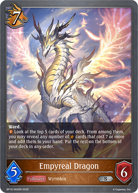 Empyreal Dragon - BP-13: Worldreaver's Descent & Dominion of Darkness