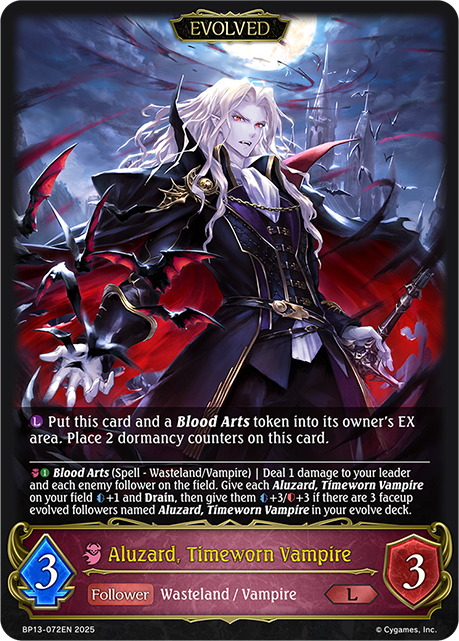 Aluzard, Timeworn Vampire (Evolved) - BP-13: Worldreaver's Descent & Dominion of Darkness