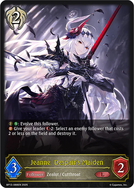 Jeanne, Despair's Maiden - BP-13: Worldreaver's Descent & Dominion of Darkness