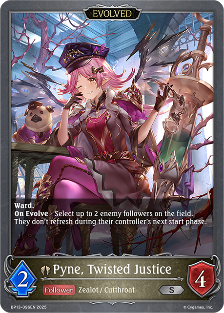 Pyne, Twisted Justice (Evolved) - BP-13: Worldreaver's Descent & Dominion of Darkness