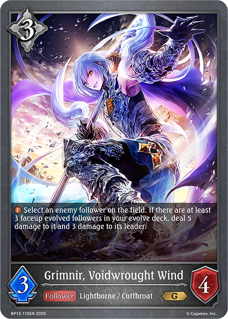 Grimnir, Voidwrought Wind - BP-13: Worldreaver's Descent & Dominion of Darkness