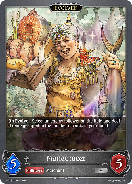 Managrocer (Evolved) - BP-13: Worldreaver's Descent & Dominion of Darkness