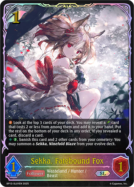 Sekka, Fatebound Fox - BP-13: Worldreaver's Descent & Dominion of Darkness