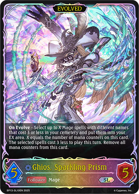 Ghios, Sparkling Prism (Evolved) - BP-13: Worldreaver's Descent & Dominion of Darkness