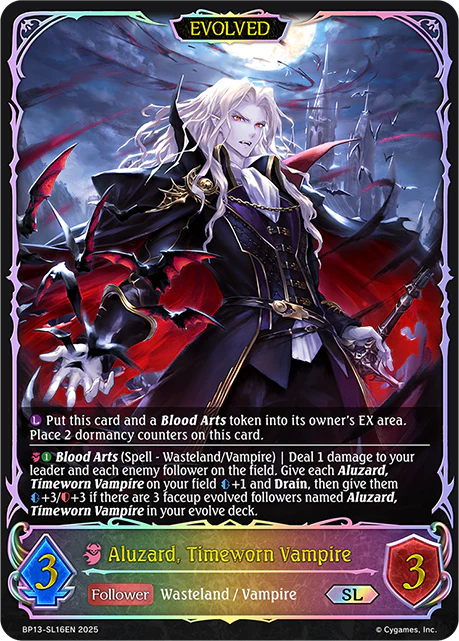 Aluzard, Timeworn Vampire (Evolved) - BP-13: Worldreaver's Descent & Dominion of Darkness