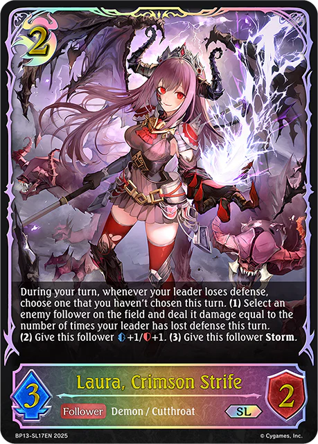 Laura, Crimson Strife - BP-13: Worldreaver's Descent & Dominion of Darkness