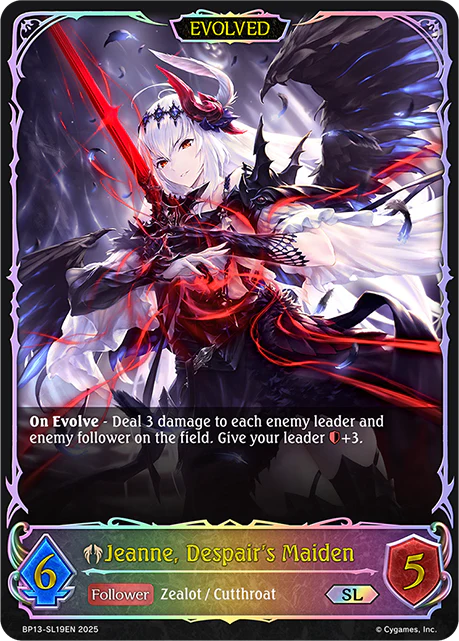 Jeanne, Despair's Maiden (Evolved) - BP-13: Worldreaver's Descent & Dominion of Darkness